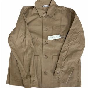 Men’s Five Four Brown Button-up Jacket